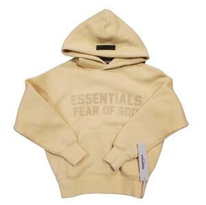 Fear of God Essentials Kids Pull-Over Hoodie| Yellow | Kid's Size 4/5